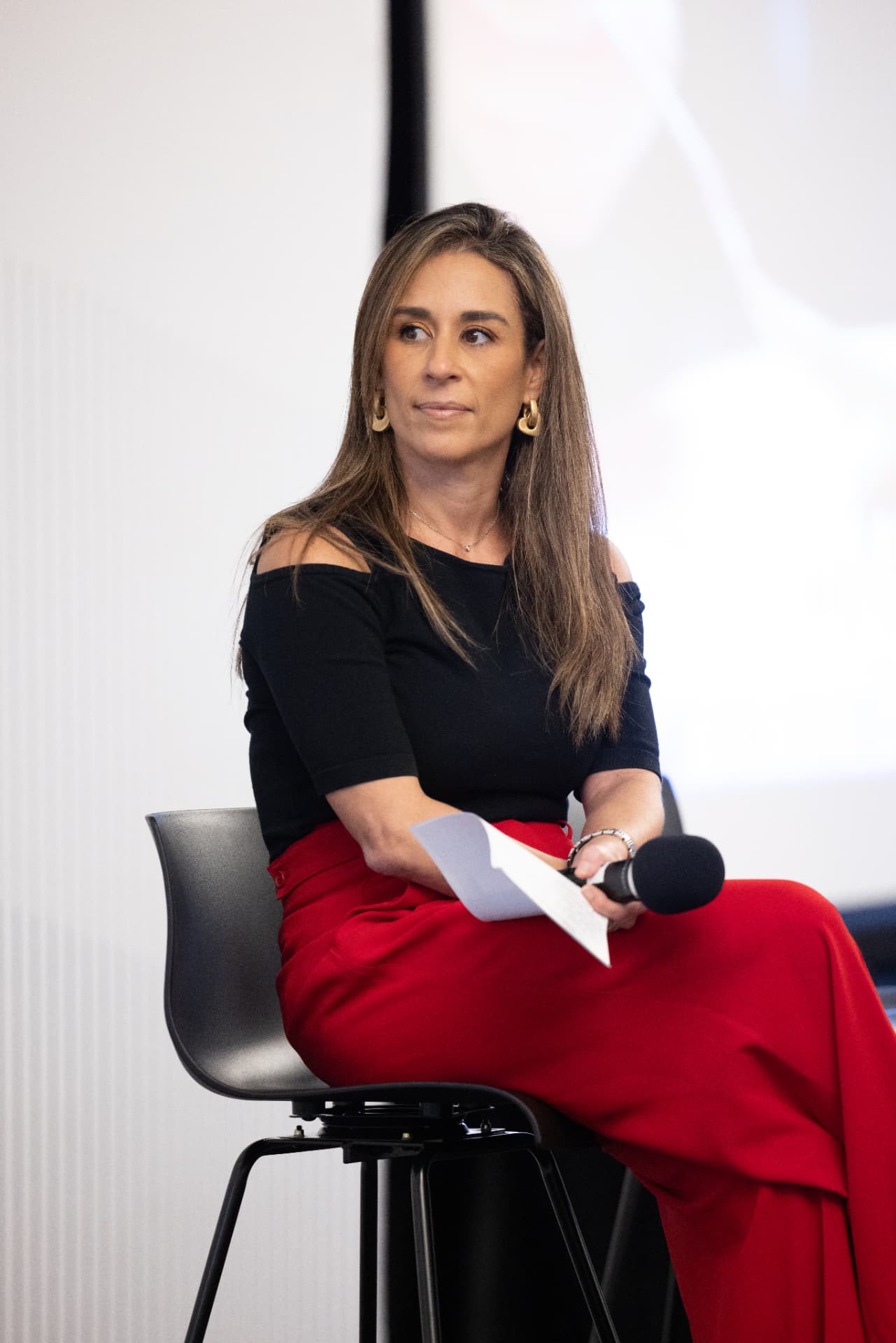 Ciara Caponi, License Partner, Engel & Völkers Panama, speaking on stage at the Engel & Völkers Leadership Exchange