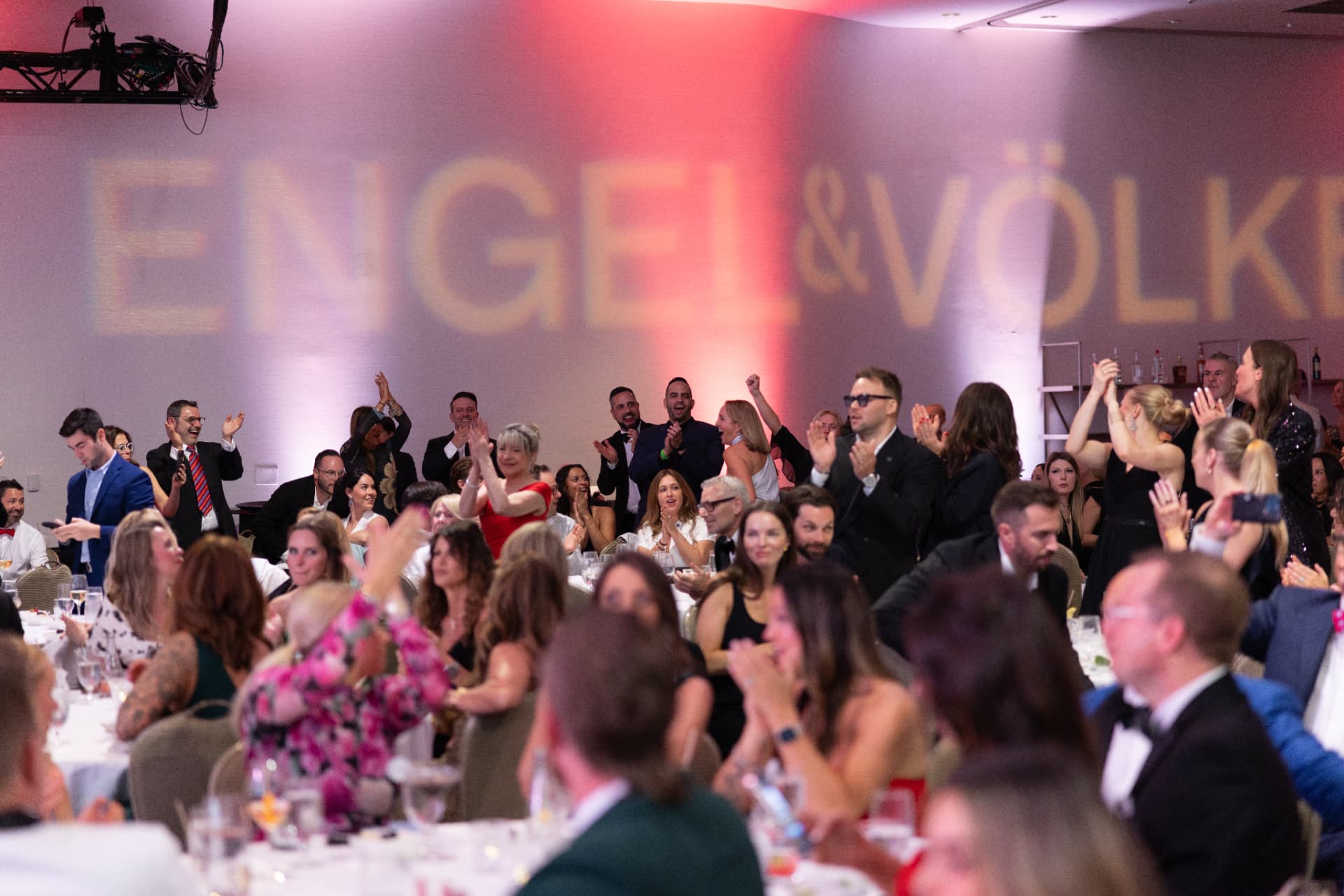Luxury real estate leaders connecting at an exclusive Engel & Völkers gathering